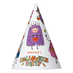 Kids Colourful Halloween Costume Party Party Hat