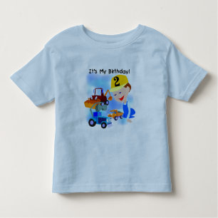 Kids Construction 2nd Birthday Tshirts and Gifts