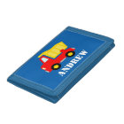 Kids construction dumptruck wallet for boys