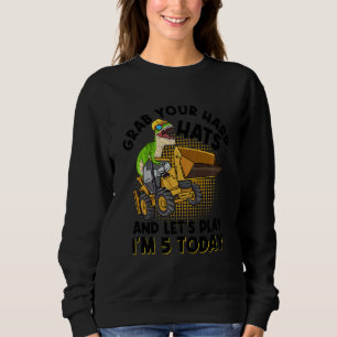 Kids Construction For A 5 Year Old Construction Sweatshirt