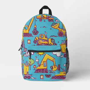 Kids Construction-Themed Backpack