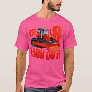 Kids Construction Truck 8th Birthday Boy 8 Years O T-Shirt