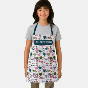 Kids Cooking Apron Funny Little Chef Apron Baking 