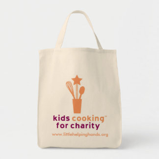 Kids Cooking for Charity Organic Grocery Tote Bag