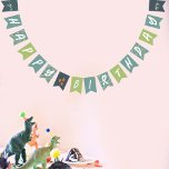 Kids Cool Dinosaur Dig Prehistoric Boys Birthday Bunting<br><div class="desc">This cute and modern prehistoric dinosaur-themed kids birthday bunting design features a blue and green illustration with lovely typography.</div>