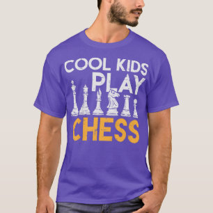 Kids Cool Kids Play Chess Club Player Master Boys  T-Shirt