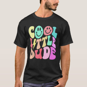 Kids Cool Lilu2019 A Dude Groovy  Baby Shower Baby T-Shirt