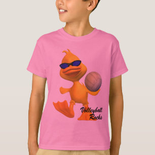 Kids Cool Volleyball Rocks T-Shirt