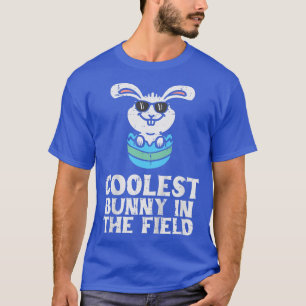 Kids Coolest Bunny In The Field Cute Toddler Boys T-Shirt