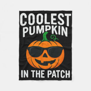 Kids Coolest Pumpkin In The Patch Halloween Boys G Fleece Blanket