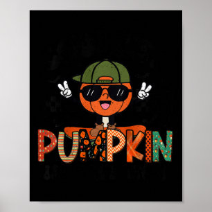 Kids Coolest Pumpkin In The Patch Halloween Boys G Poster