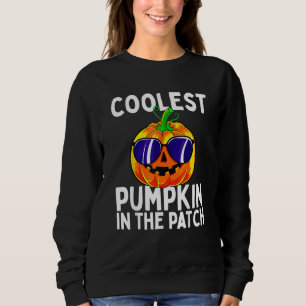 Kids Coolest Pumpkin In The Patch Halloween Boys G Sweatshirt