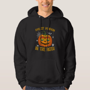 Kids coolest pumpkin in the patch pumpkin sunglas hoodie