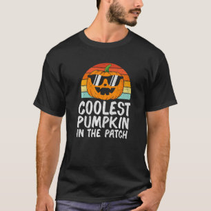 Kids Coolest Pumpkin in the Patch Retro   T-Shirt