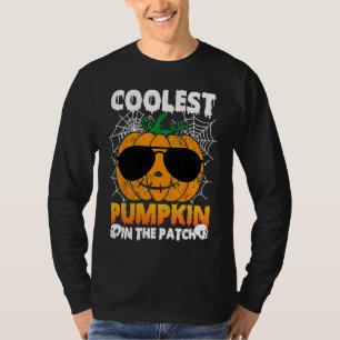Kids Coolest Pumpkin In The Patch Spiderweb Toddle T-Shirt