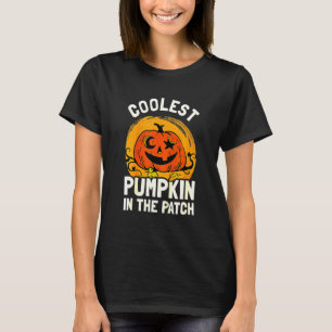 Kids Coolest Pumpkin In The Patch Toddler Boys Hal T-Shirt