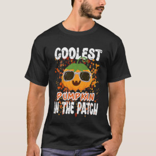 Kids Coolest Pumpkin In The Patch Toddler Boys Hal T-Shirt