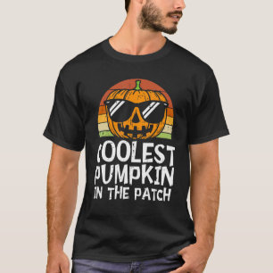 Kids Coolest Pumpkin In The Patch Toddler Boys Hal T-Shirt