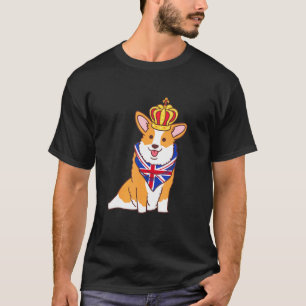 Kids Corgi Dog British Queens Platinum Jubilee 202 T-Shirt