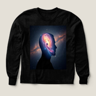 Kids Cosmic Galaxy Silhouette Space Long Sleeve