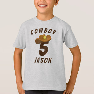 Kids' Cowboy Birthday T-Shirt