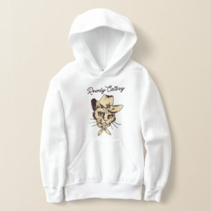 Kids' Cowboy Cat Hoodie
