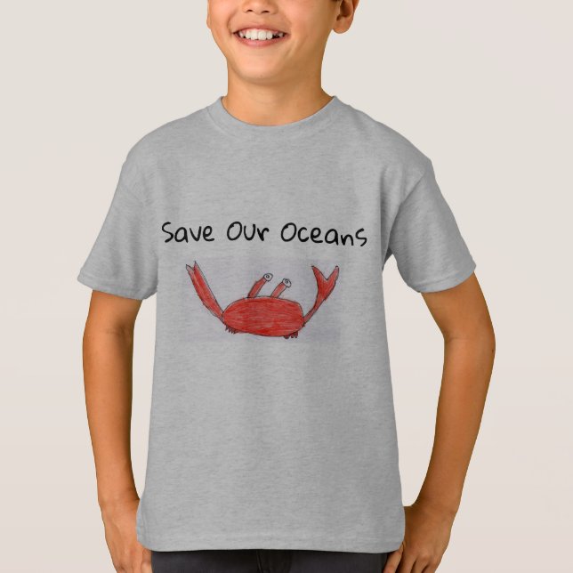 kids crab t-shirt (Front)