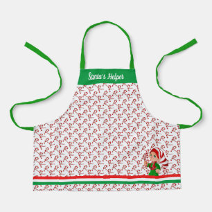 Kids Crafting or Baking Christmas Custom Text Apron