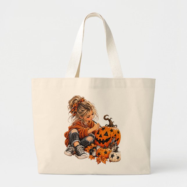 Kids creativity  large tote bag (Front)