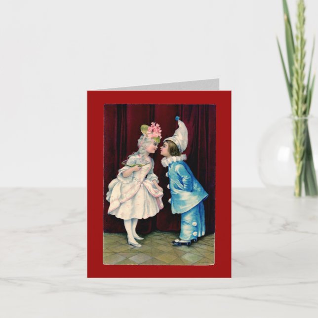 Kids Curtsy CHANGE COLOR ~ Card (Front)