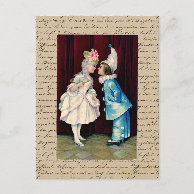 Kids Curtsy ~ Postcard / Invitations (Front)