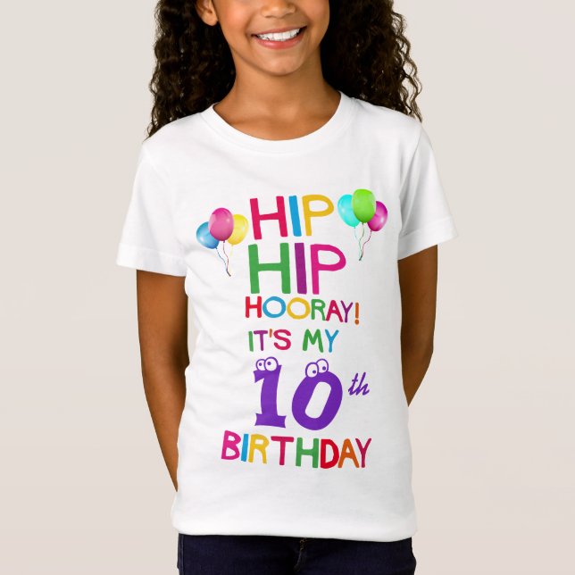 Kids Custom Birthday Party Fun T-Shirt (Front)