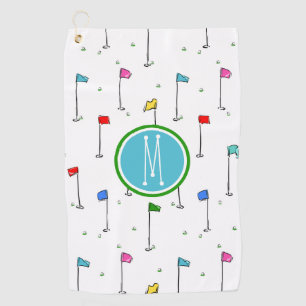Kids Custom Golf Flags ‘n Pins Towel