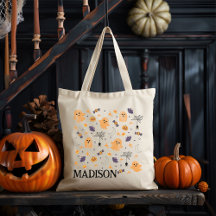 Kids Customisable Trick-or-Treat Canvas Tote Bag