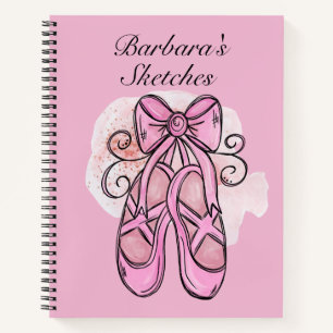 Kids Customised Ballet Sketch Notebook