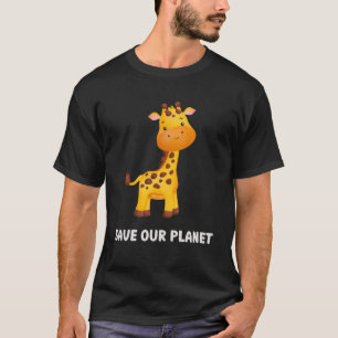 Kids Cute And Adorable Giraffe For Kids Who Love A T-Shirt
