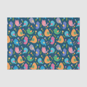 Kids Cute Birds Singing Colourful Bird Tweeting Tissue Paper