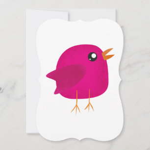 Kids cute birdy card