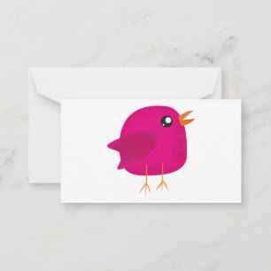 Kids cute birdy card