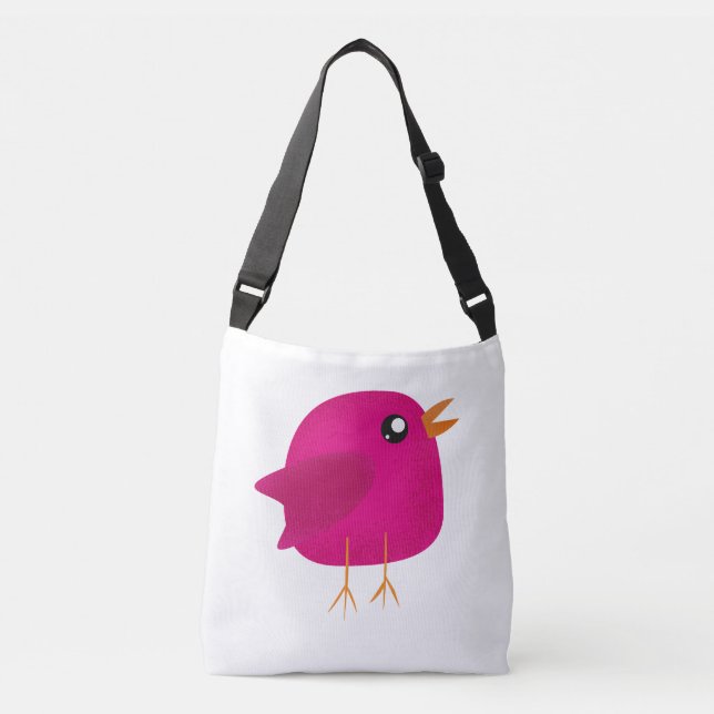 Kids cute birdy   crossbody bag (Front)