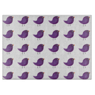Kids cute birdy cutting board