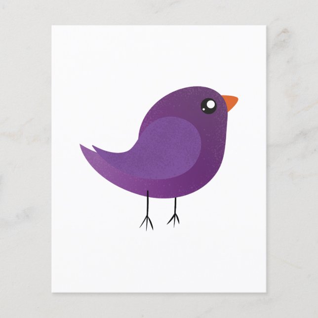 Kids cute birdy   flyer (Front)