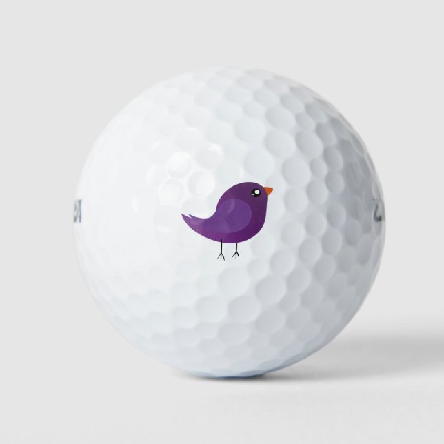 Kids cute birdy  golf balls (Front)