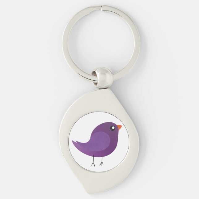 Kids cute birdy  key ring (Front)