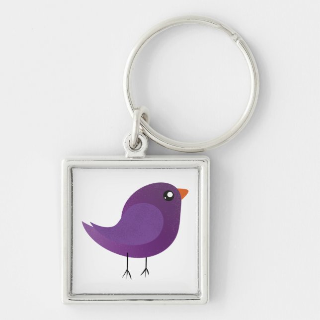 Kids cute birdy  key ring (Front)