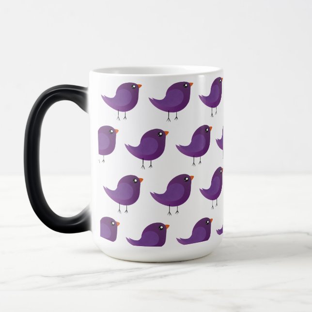 Kids cute birdy  magic mug (Left)