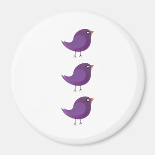 Kids cute birdy  magnet