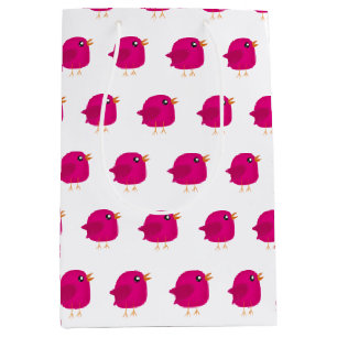 Kids cute birdy medium gift bag