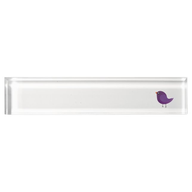 Kids cute birdy  nameplate (Front)