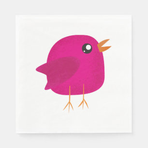 Kids cute birdy napkin